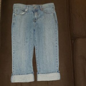 Levi's denim capris 515